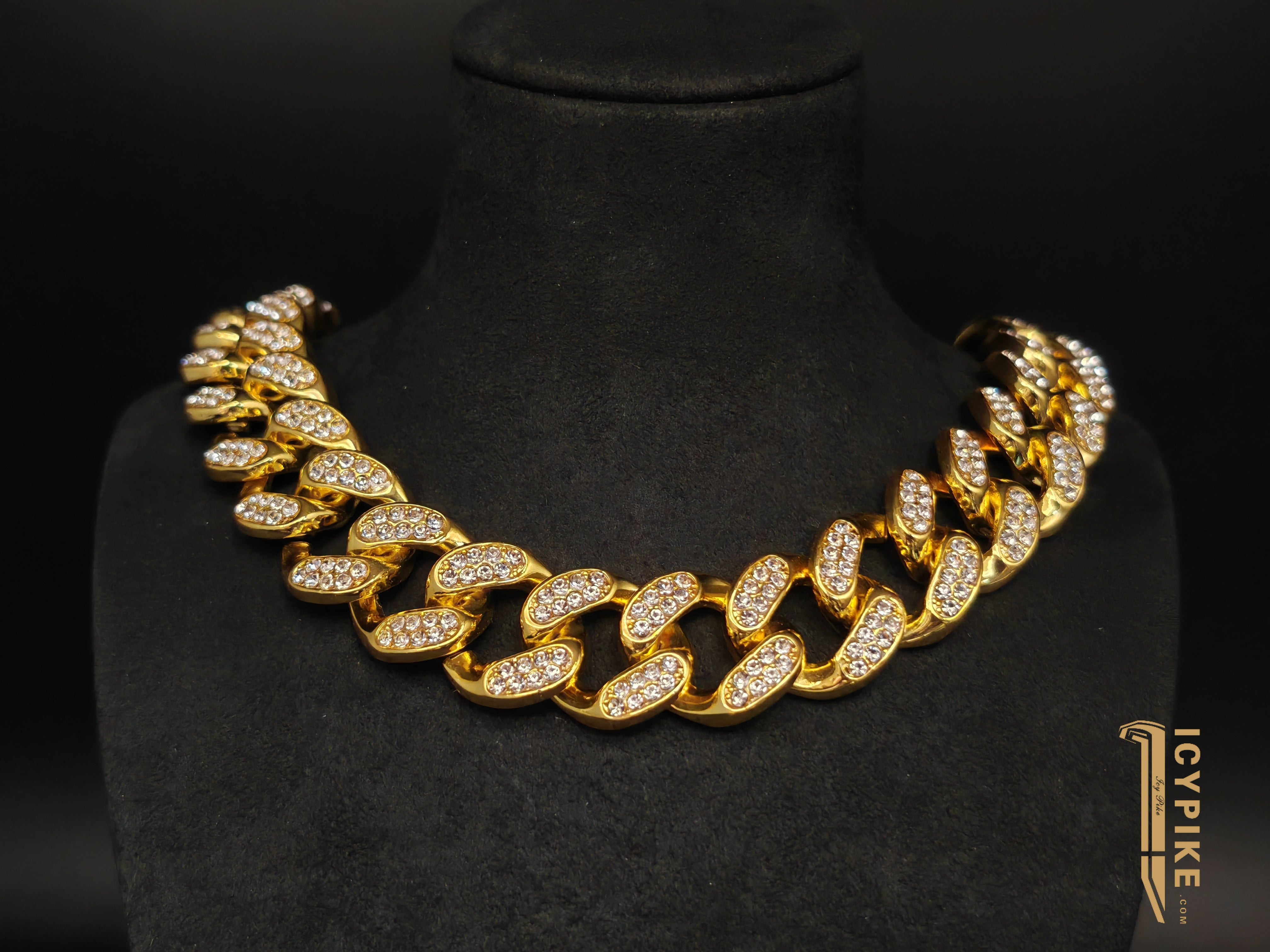 19mm Gold Plated Cuban Link Chain - {{ cuban link}} Chain