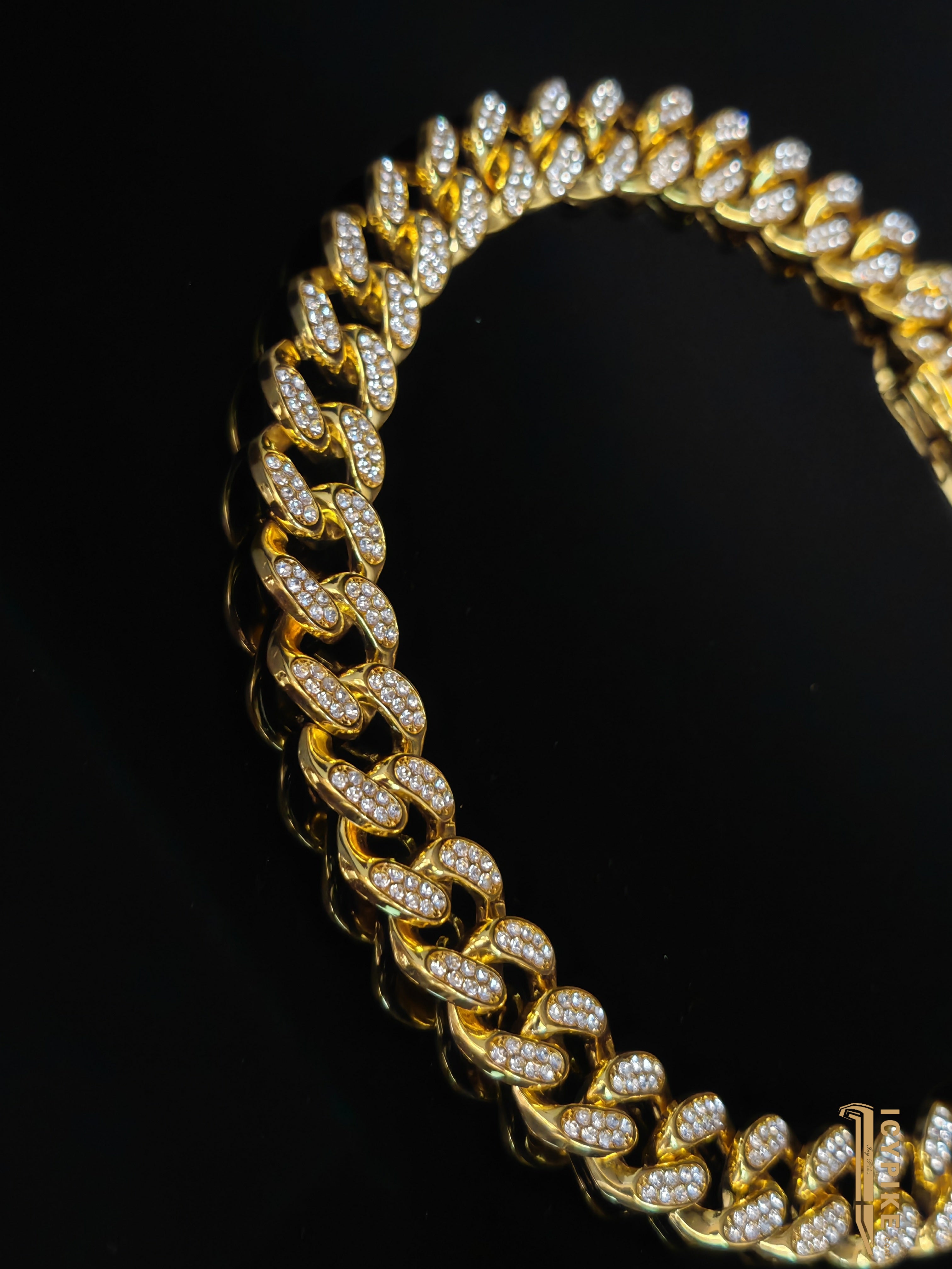 19mm Gold Plated Cuban Link Chain - {{ cuban link}} Chain