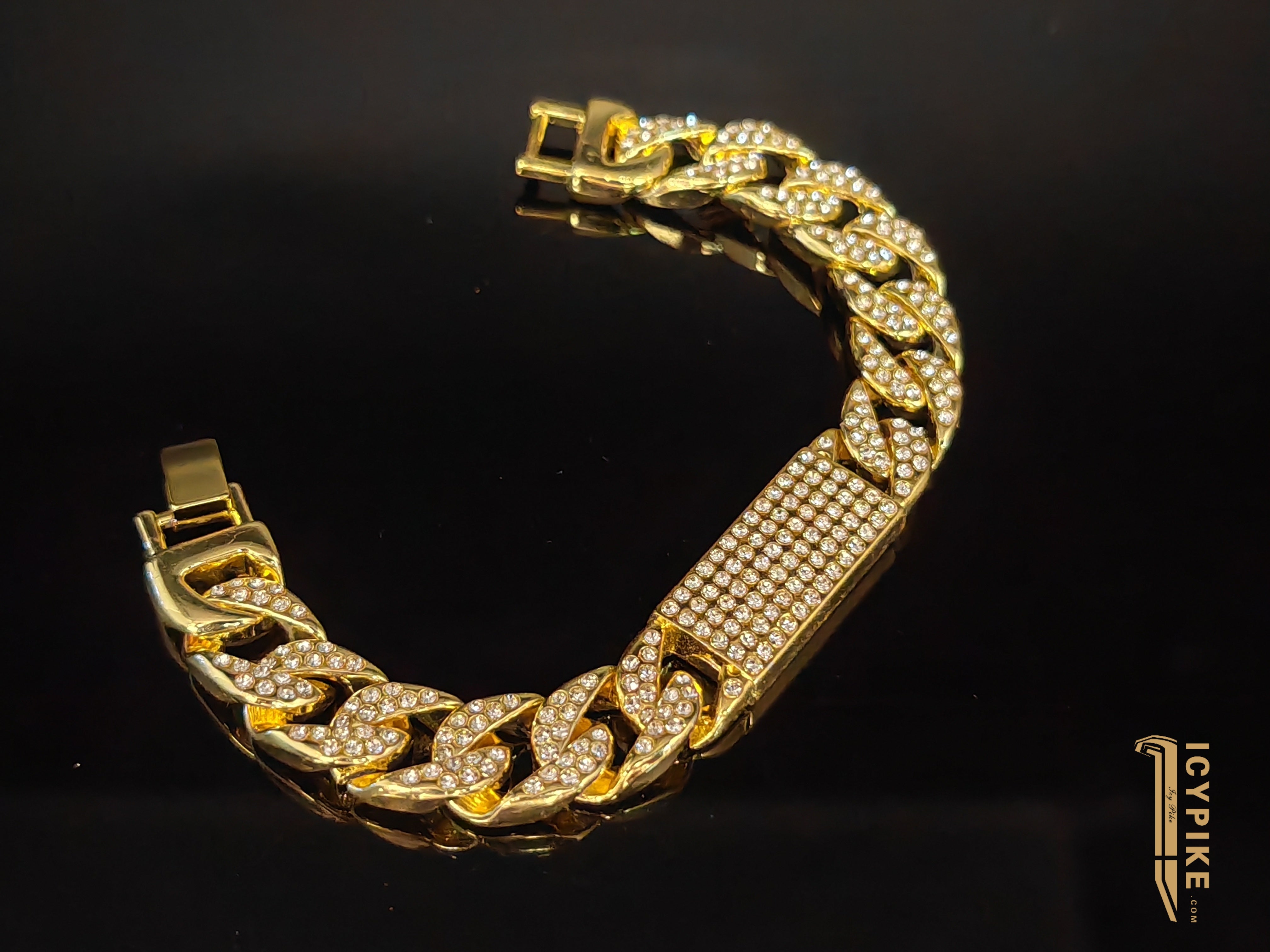 4mm Gold Plated Cuban Link Bracelet - {{ cuban link}} Bracelet