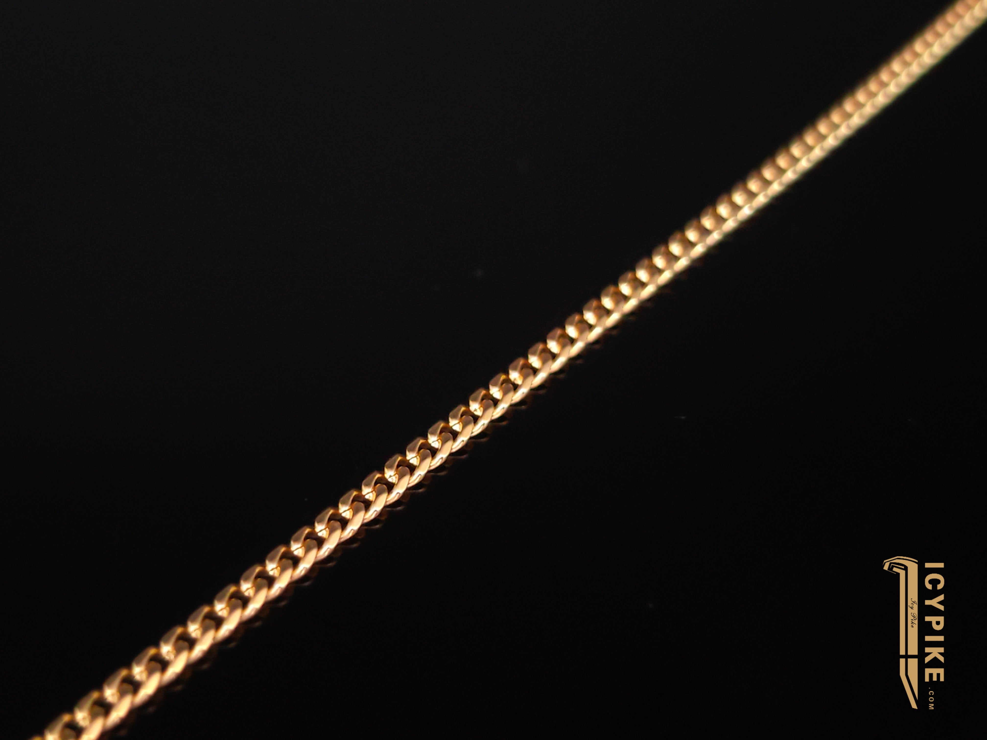 3mm Gold Plated Cuban Link Chain - {{ cuban link}} Chain