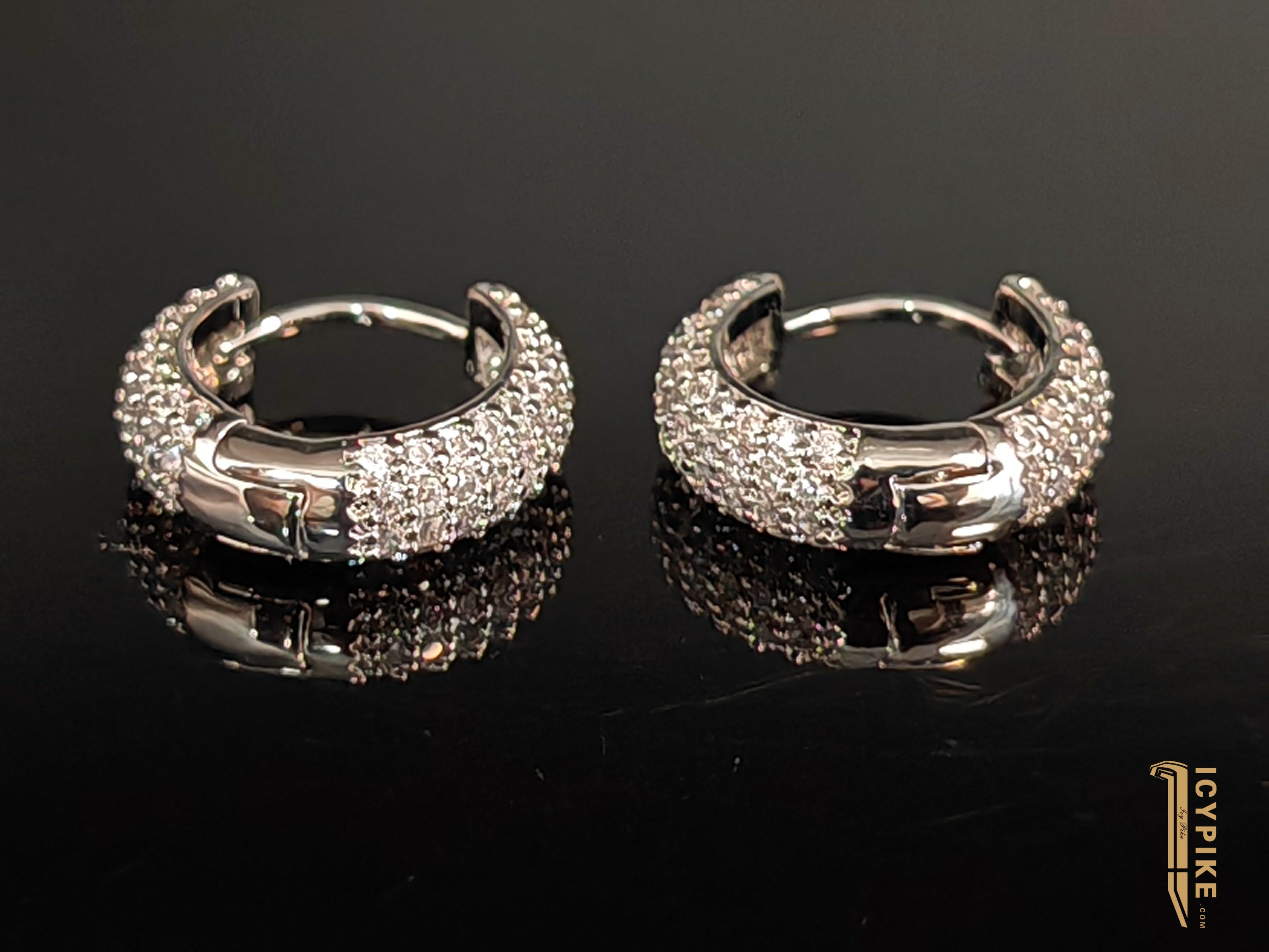 ICYPIKE 18K Gold Plated Loop Earrings - {{ cuban link}} Earrings